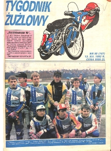 Tygodnik Żużlowy 1992.12.13 R.3 Nr50(107)
