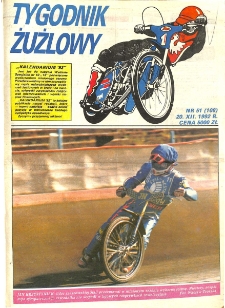 Tygodnik Żużlowy 1992.12.20 R.3 Nr51(108)