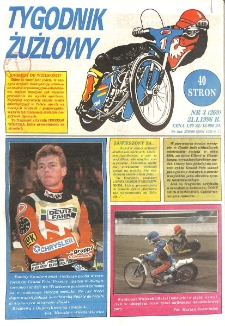 Tygodnik Żużlowy 1996.01.21 R.6 Nr3(269)
