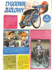 Tygodnik Żużlowy 1996.02.18 R.6 Nr7(273)