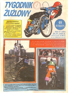 Tygodnik Żużlowy 1996.04.28 R.6 Nr17(283)