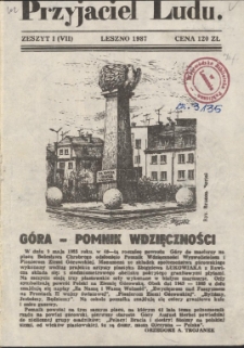 Przyjaciel Ludu 1987 Nr1