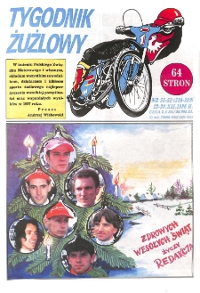 Tygodnik Żużlowy 1996.12.15 R.6 Nr51/52(318/319)