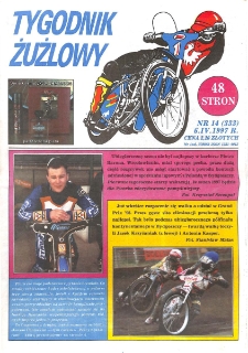 Tygodnik Żużlowy 1997.04.06 R.7 Nr14(333)