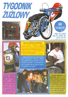 Tygodnik Żużlowy 1997.04.20 R.7 Nr16(335)