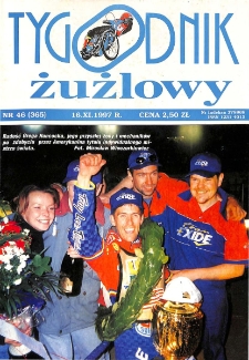 Tygodnik Żużlowy 1997.11.16 R.7 Nr46(365)