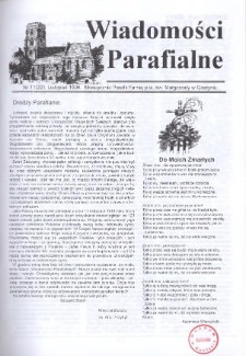 Wiadomości Parafialne 1996.11 Nr11(22)