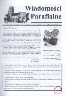 Wiadomości Parafialne 1997.07 Nr7(30)