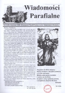 Wiadomości Parafialne 1998.06 Nr6(40)