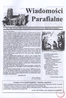 Wiadomości Parafialne 1999.01 Nr1(46)