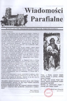 Wiadomości Parafialne 1999.02 Nr2(47)
