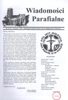 Wiadomości Parafialne 1999.06 Nr6(51)