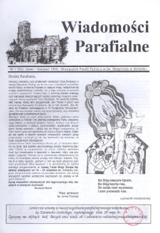 Wiadomości Parafialne 1999.07/08 Nr7(52)