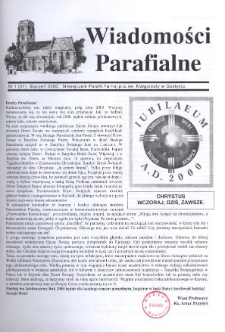 Wiadomości Parafialne 2000.01 Nr1(57)