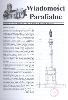 Wiadomości Parafialne 2000.02 Nr2(58)