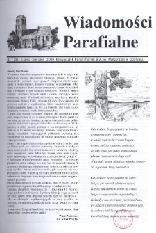 Wiadomości Parafialne 2000.07/08 Nr7(63)