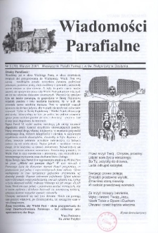 Wiadomości Parafialne 2001.03 Nr3(70)