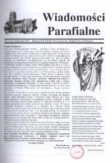 Wiadomości Parafialne 2001.04 Nr4(71)