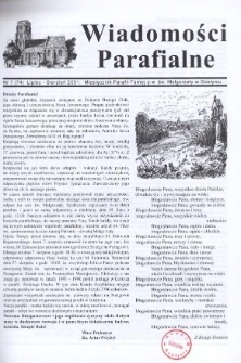 Wiadomości Parafialne 2001.07/08 Nr7(74)