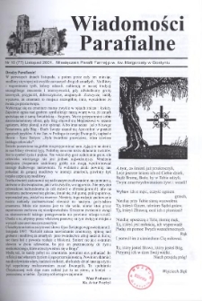 Wiadomości Parafialne 2001.11 Nr10(77)
