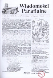 Wiadomości Parafialne 2002.01 Nr1(79)