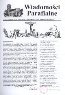 Wiadomości Parafialne 2002.03 Nr3(81)