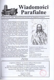 Wiadomości Parafialne 2002.06 Nr6(84)