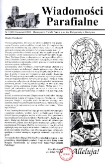 Wiadomości Parafialne 2003.04 Nr4(93)