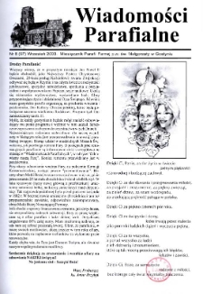Wiadomości Parafialne 2003.09 Nr8(97)