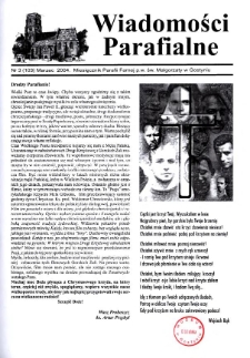 Wiadomości Parafialne 2004.03 Nr3(103)