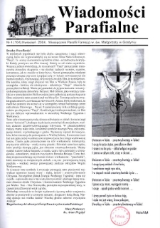 Wiadomości Parafialne 2004.04 Nr4(104)