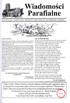 Wiadomości Parafialne 2004.07/08 Nr7(107)