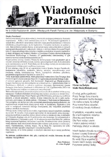 Wiadomości Parafialne 2004.10 Nr9(109)