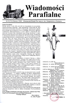 Wiadomości Parafialne 2005.03 Nr3(114)