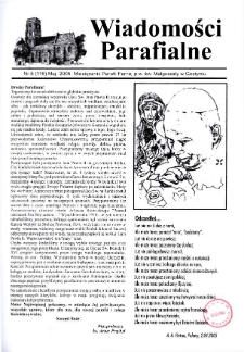 Wiadomości Parafialne 2005.05 Nr5(116)