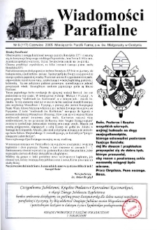 Wiadomości Parafialne 2005.06 Nr6(117)