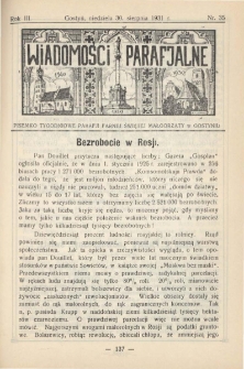 Wiadomości Parafjalne 1931.08.30.R.3 Nr35