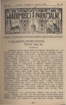 Wiadomości Parafjalne 1932.12.11.R.4 Nr48