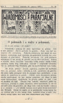 Wiadomości Parafjalne 1933.06.18.R.5 Nr25