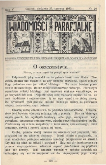 Wiadomości Parafjalne 1933.06.25.R.5 Nr26