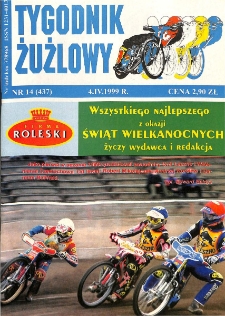 Tygodnik Żużlowy 1999.04.04 R.9 Nr14(437)