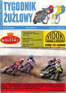 Tygodnik Żużlowy 1999.05.09 R.9 Nr19(442)