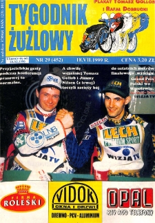 Tygodnik Żużlowy 1999.07.18 R.9 Nr29(452)