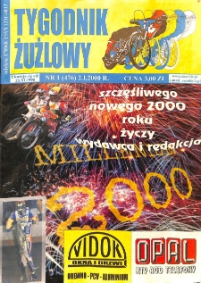 Tygodnik Żużlowy 2000.01.02 R.10 Nr1(476)