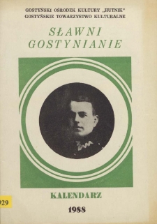 Sławni gostynianie: kalendarz 1988