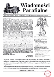 Wiadomości Parafialne 2008.09 Nr8 (152)