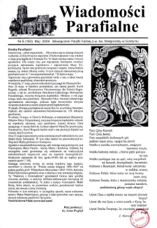 Wiadomości Parafialne 2009.05 Nr5 (160)