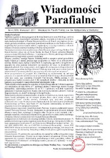 Wiadomości Parafialne 2011.04 Nr4 (181)
