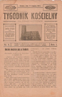 Tygodnik Kościelny 1915.11.14.R.1 Nr8