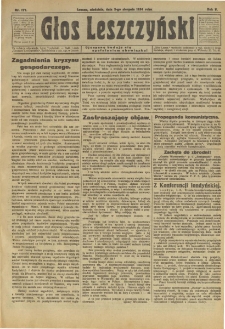 Głos Leszczyński 1924.08.03 R.5 Nr177